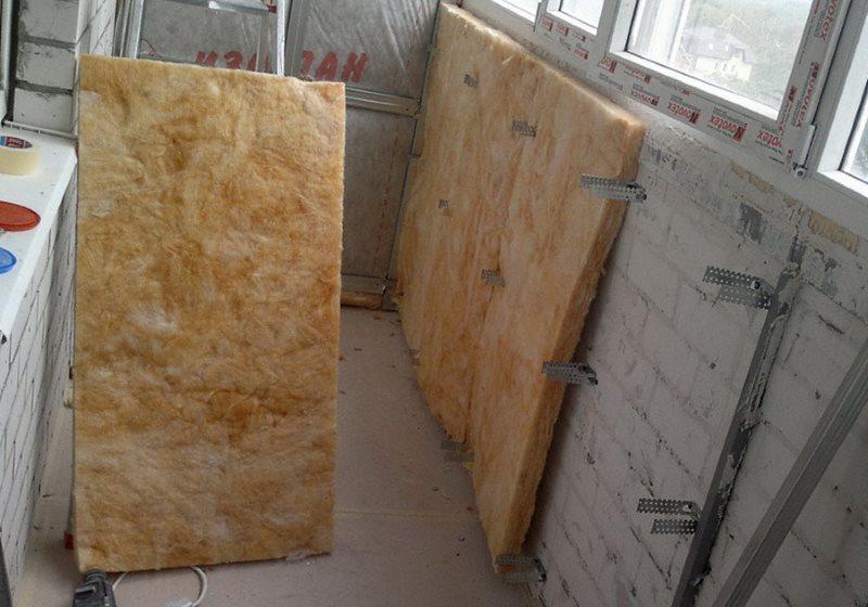 Утепление балкона изнутри минватой: пошаговая инструкция