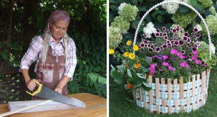 Плетень для клумбы своими руками: фото, как сплести ограждения из лозы, прутьев, досок, дерева