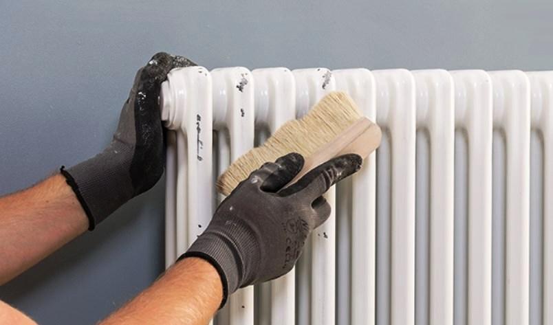 Чугунные радиаторы: как покрасить, в какой цвет, расход краски