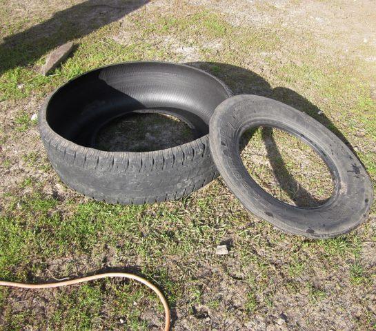 Как сделать песочницу из покрышек своими руками