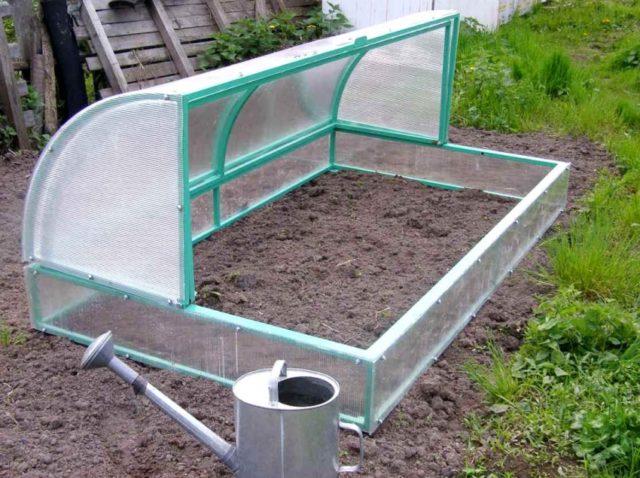 Грядки из поликарбоната своими руками: фото + чертежи