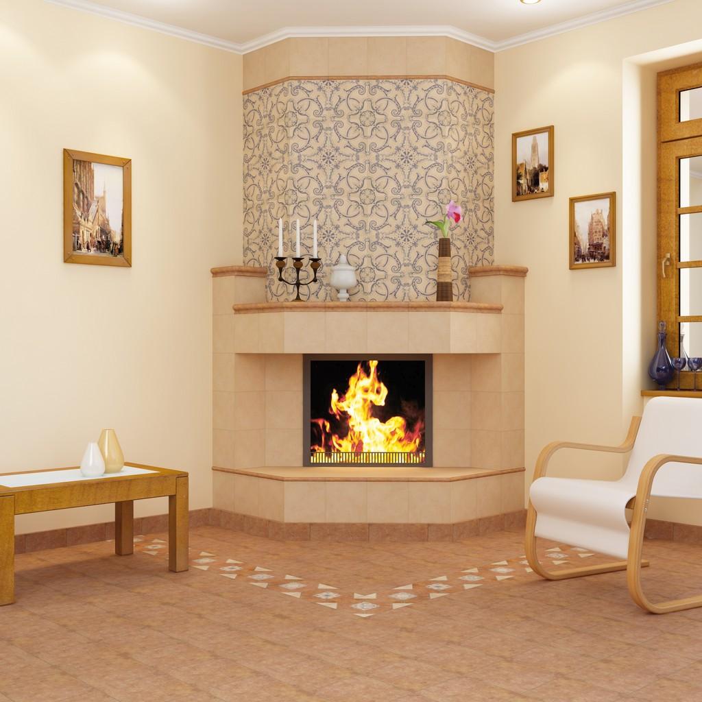 Облицовка каминов и печей