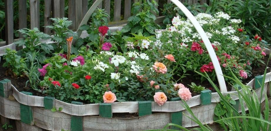 Плетень для клумбы своими руками: фото, как сплести ограждения из лозы, прутьев, досок, дерева