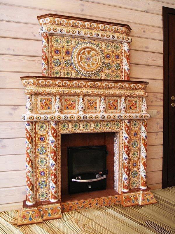 Облицовка каминов и печей