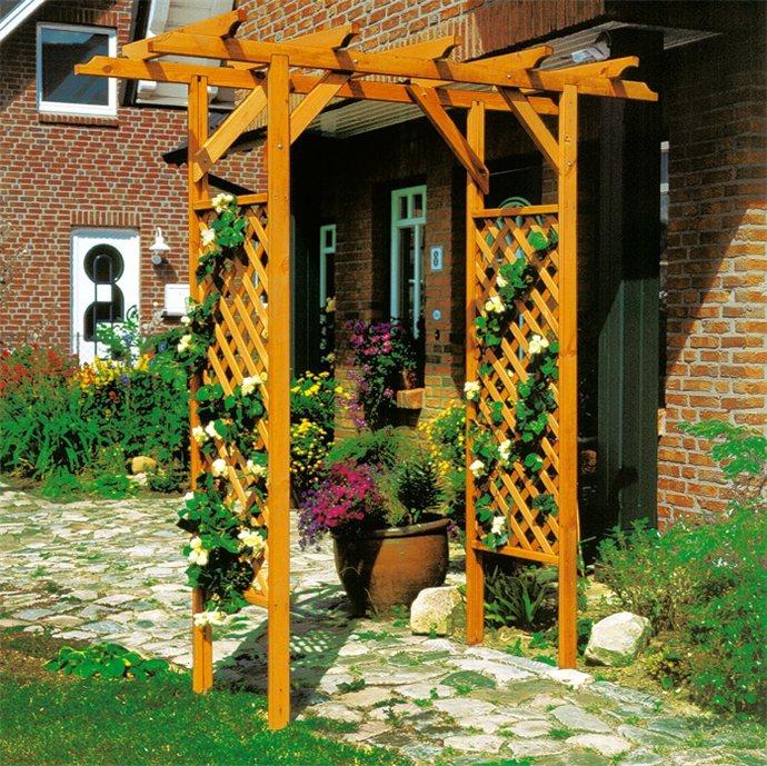 Опоры для плетистых роз своими руками: фото, виды