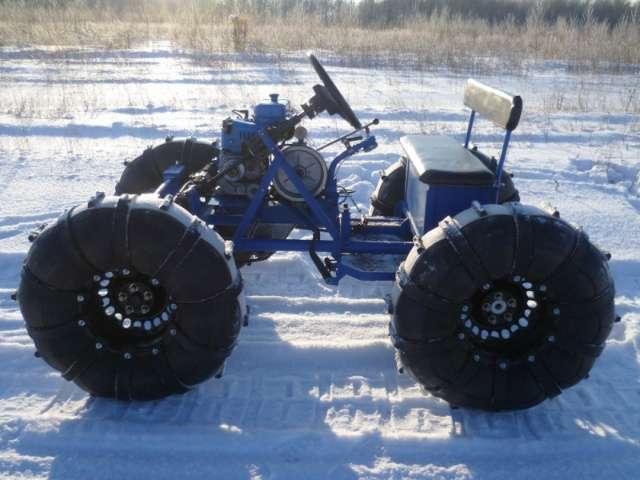 Самодельный снегоход своими руками с двигателем от мотоблока: видео, фото