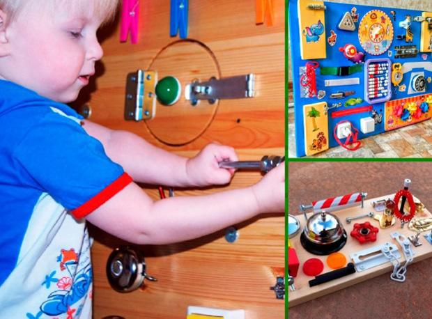 Бизиборд для мальчика своими руками: фото и пошаговые инструкции