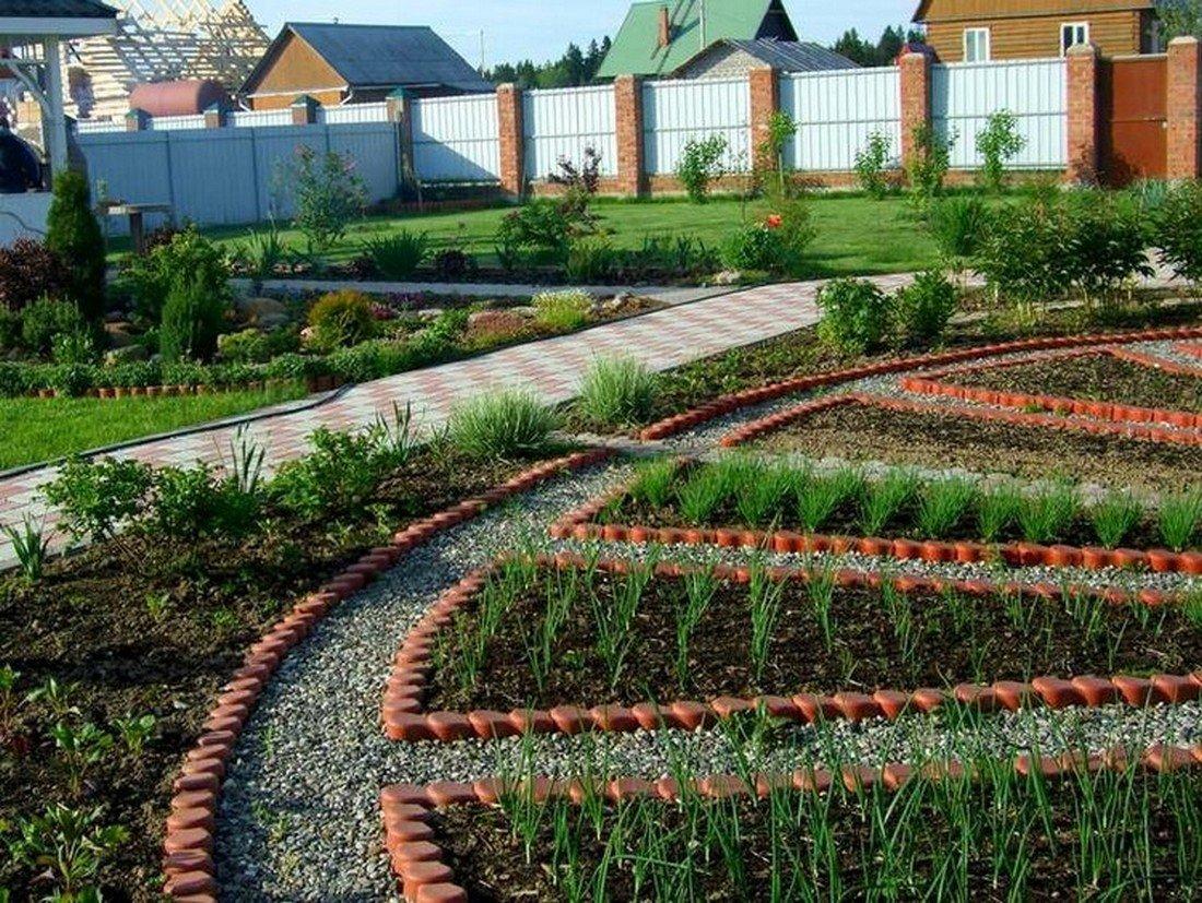 Различные варианты оформления грядок на даче: как украсить, идеи