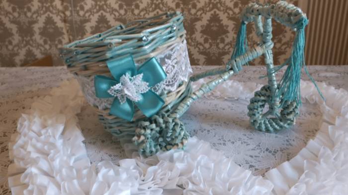 Плетение кашпо из газетных трубочек: пошаговые мастер-классы с фото