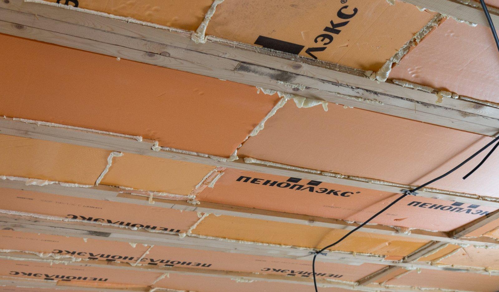 Утепление мансардной крыши пеноплексом: технология выполнения