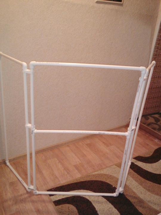 Ширма для детского сада из полипропиленовых труб