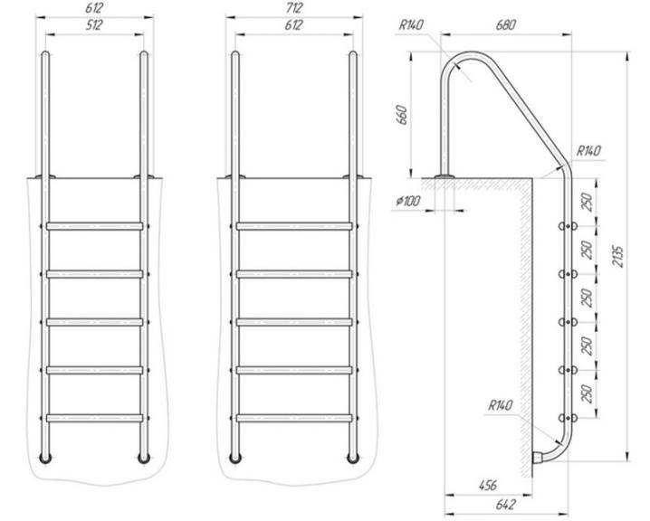 Как сделать лестницу для каркасного бассейна своими руками