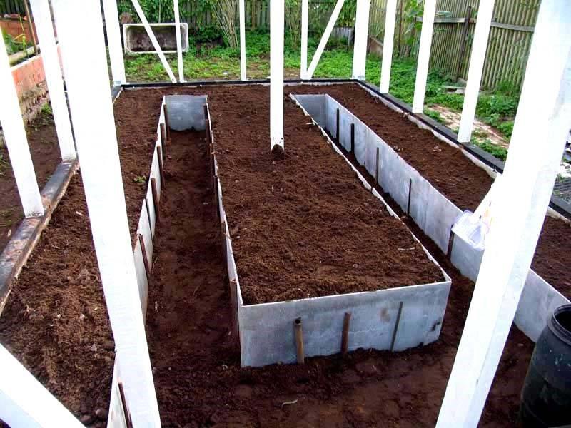 Грядки из шифера своими руками: плоского, волнового, фото + идеи по оформлению