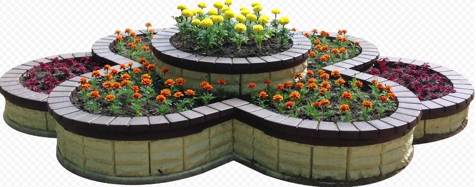 Как сделать клумбу из кирпича своими руками: фото + идеи по оформлению