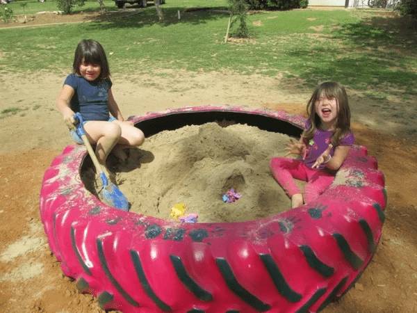 Как сделать детскую песочницу с крышкой для дачи своими руками