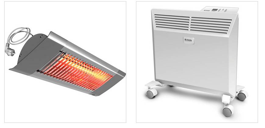 Какой обогреватель лучше: конвекторный или инфракрасный