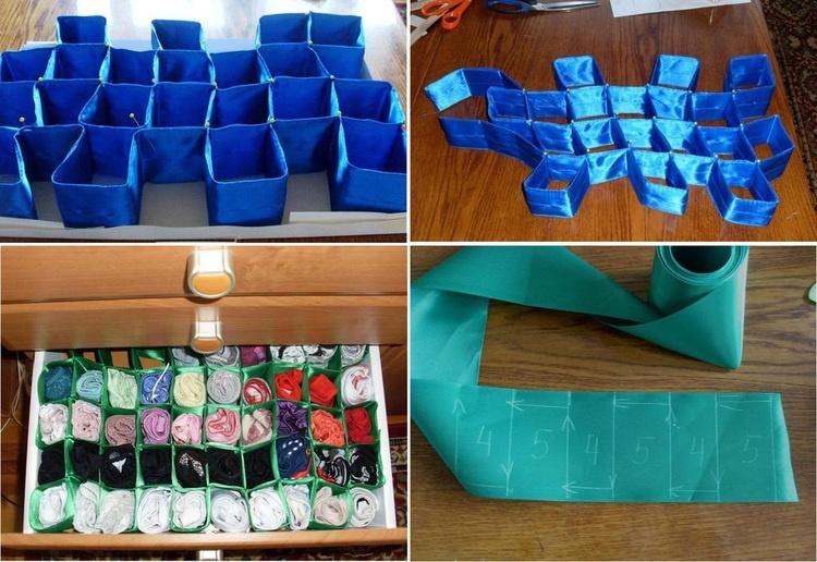 Как сшить органайзер для белья: лучшие идеи с фото