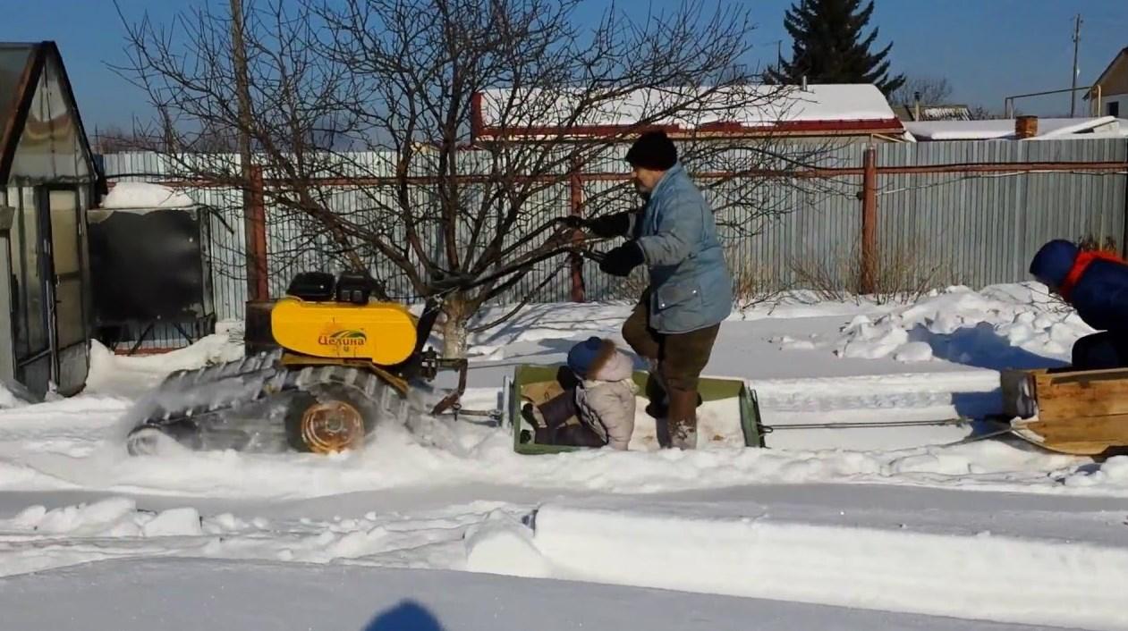 Самодельный снегоход своими руками с двигателем от мотоблока: видео, фото