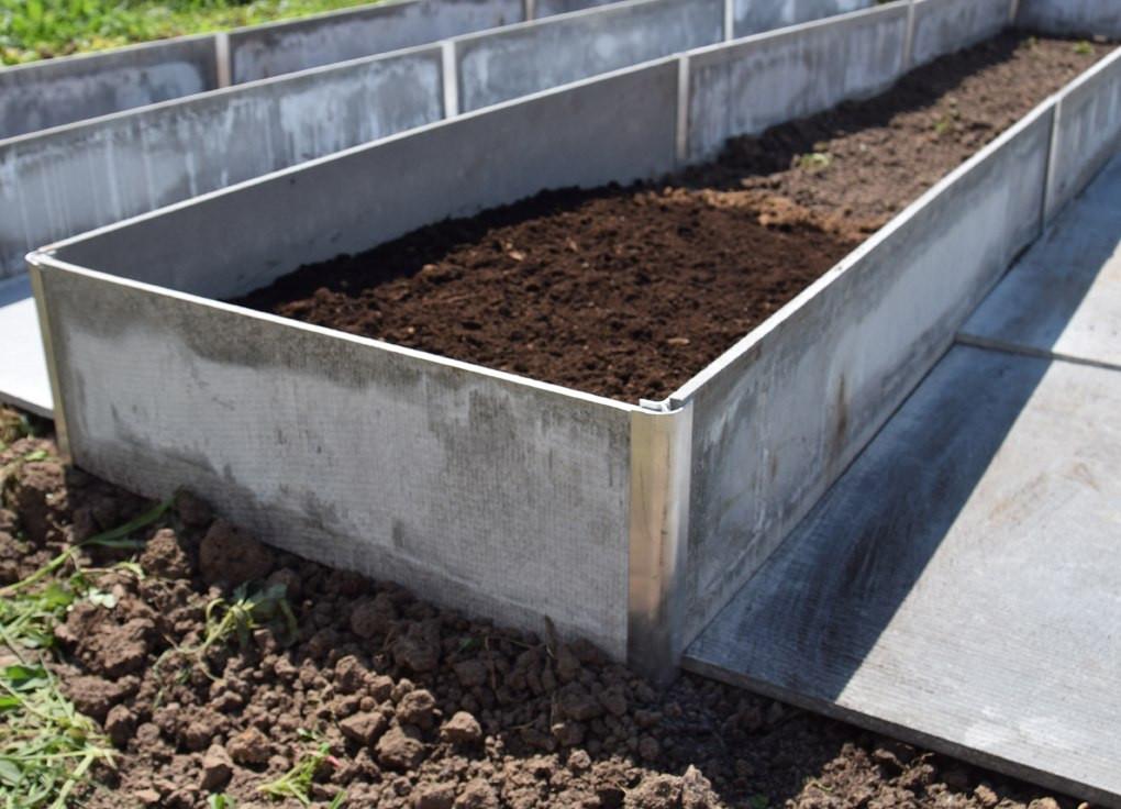 Грядки из шифера своими руками: плоского, волнового, фото + идеи по оформлению