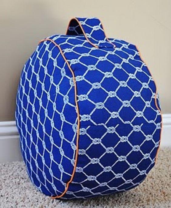 Как сделать пуфик из пластиковых бутылок своими руками