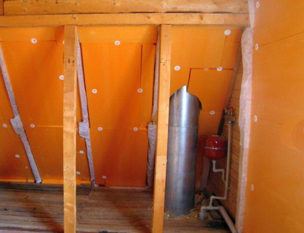 Утепление мансардной крыши пеноплексом: технология выполнения