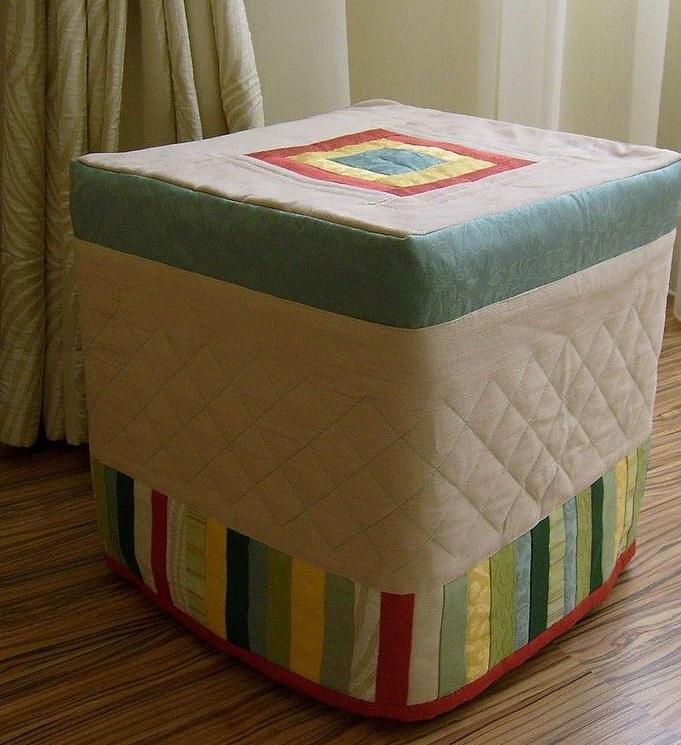 Как сделать пуфик из пластиковых бутылок своими руками