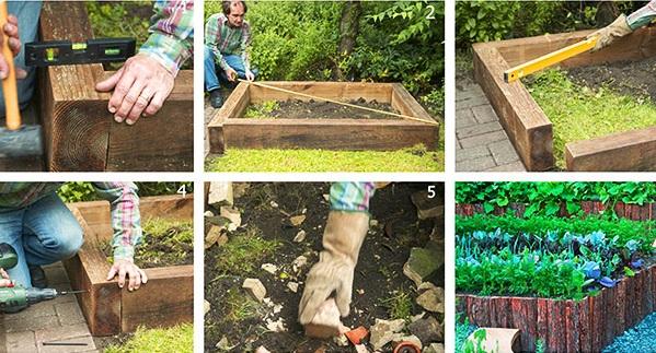 Бордюры для грядок своими руками: фото, из чего сделать, чем оградить на даче