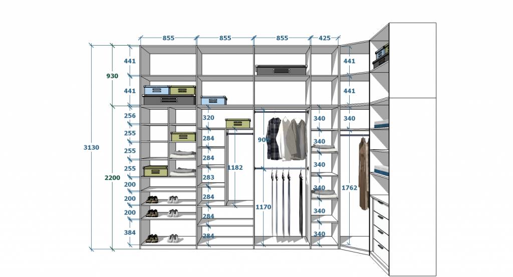 Гардеробная в хрущевке вместо кладовки: как сделать своими руками