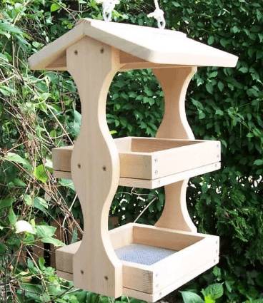 Кормушки для птиц из дерева своими руками: размеры и схемы