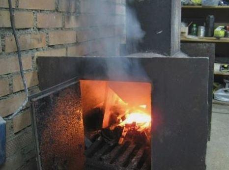 Как сделать буржуйку в гараж своими руками: чертежи и размеры