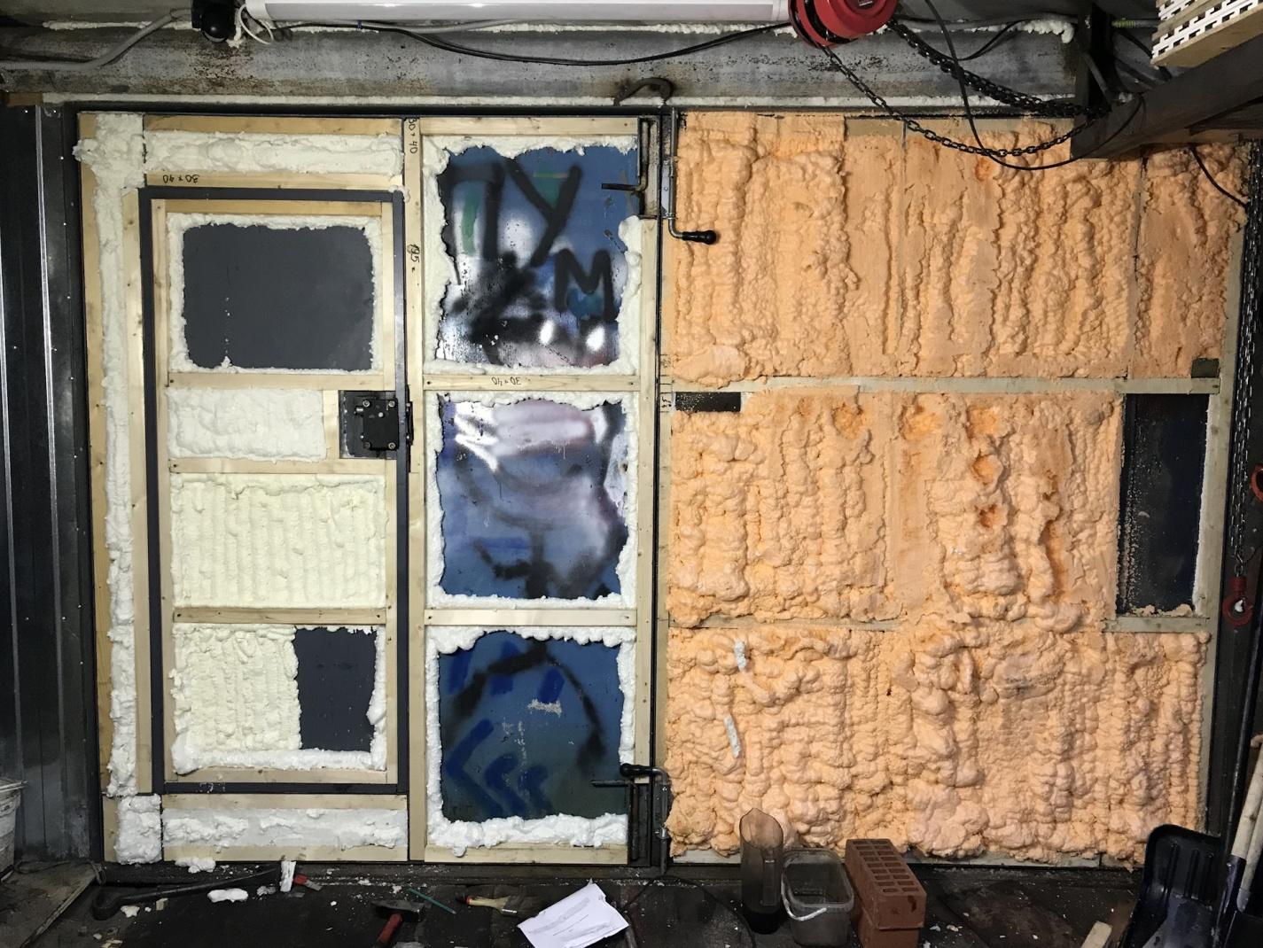 Как утеплить ворота гаража изнутри и снаружи своими руками