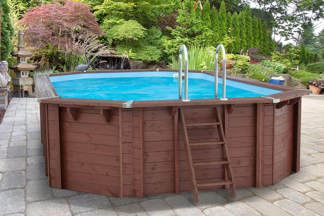 Как сделать бассейн из дерева на даче своими руками