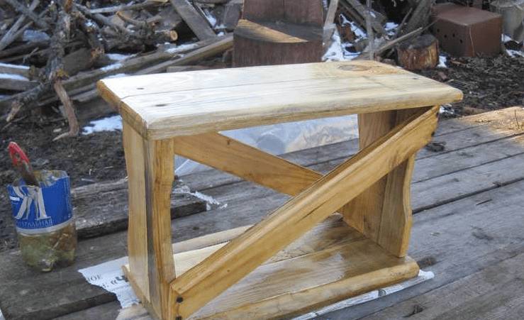 Складная садовая скамейка-перевертыш своими руками