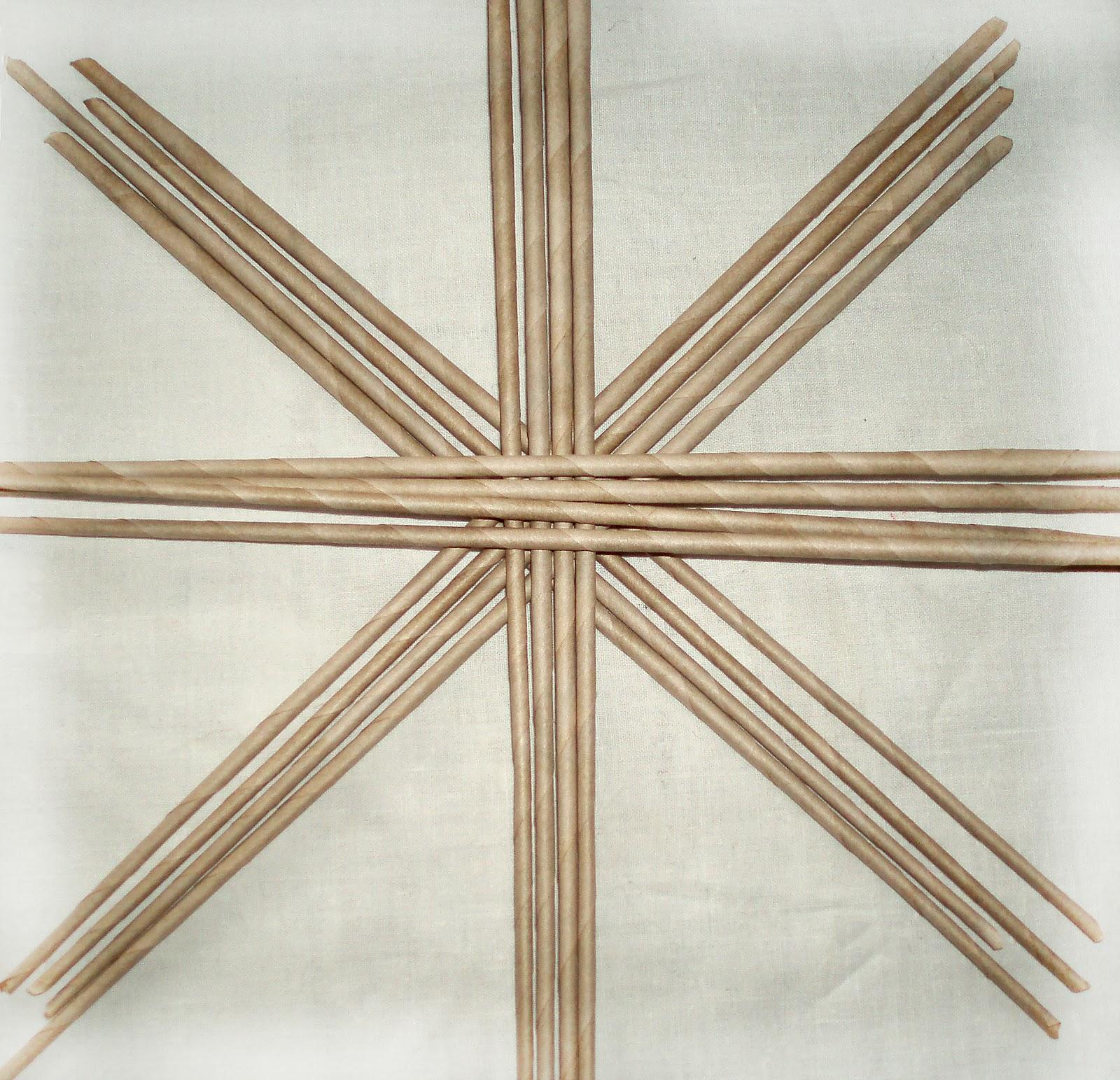 Ваза из газетных трубочек для начинающих и опытных