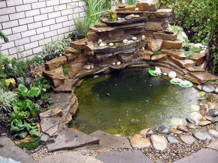 Альпийская горка с прудом своими руками: как сделать, дизайн