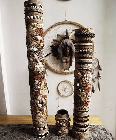 Мастер-класс напольной вазы из трубы: ПВХ, картонной, канализационной.