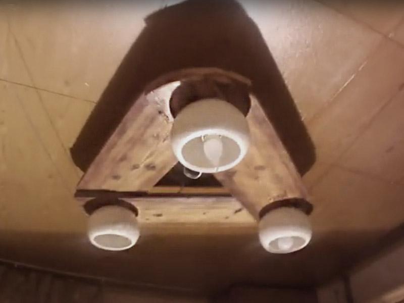 Деревянная люстра своими руками: чертежи и фото