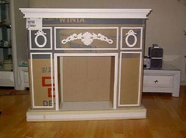 Камин из коробок своими руками: пошаговая инструкция с фото