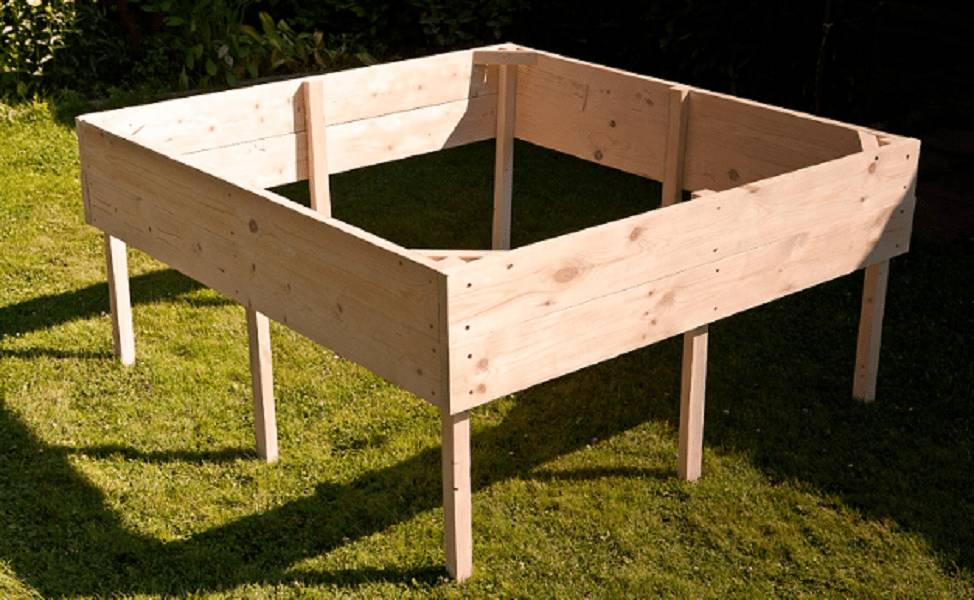 Как сделать детскую песочницу с крышей своими руками