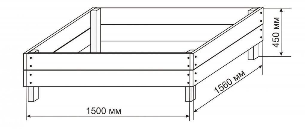 Декоративная клумба из дерева своими руками: фото, как сделать из брусков, обрезков досок, чертежи, идеи на даче