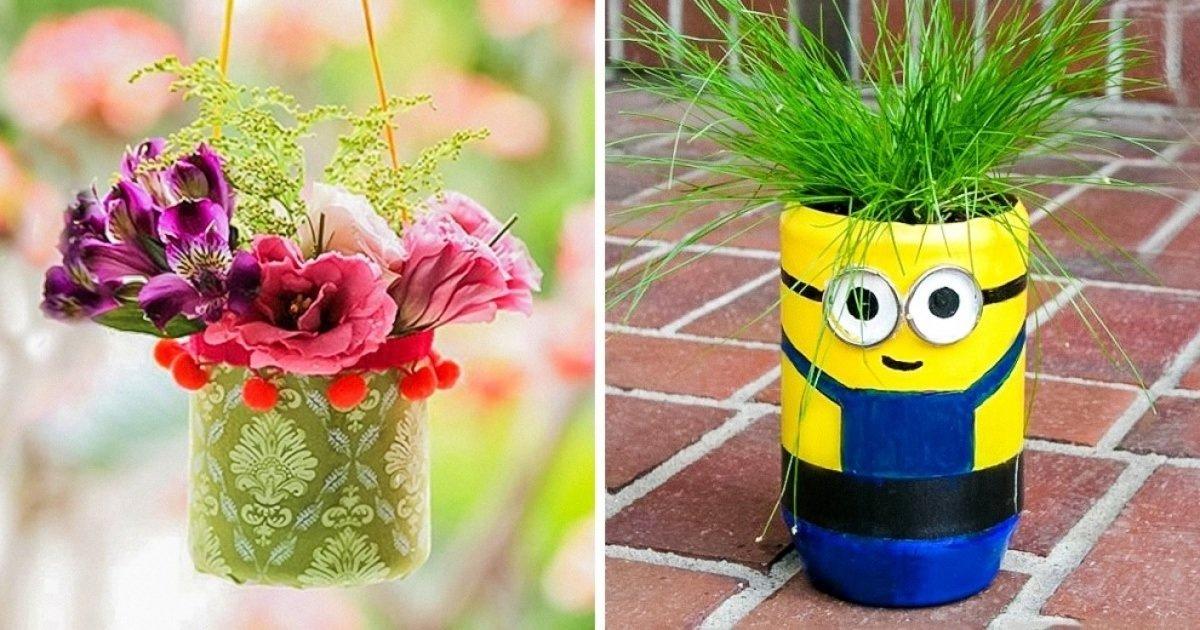 Ваза из пластиковой бутылки своими руками: пошаговые мастер-классы