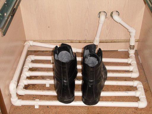 Сушилка для обуви своими руками: на батарею, электрическая, от отопления