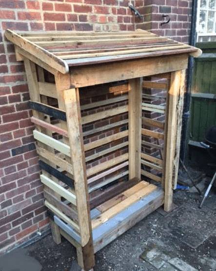 Как сделать дровник для хранения дров: как построить самому, видео