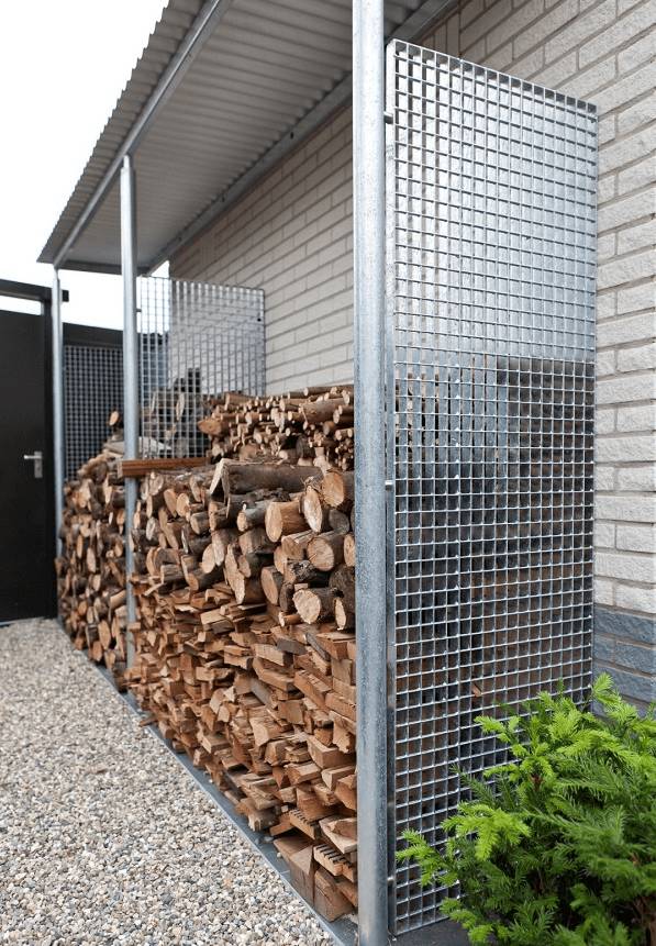 Как сделать дровник для хранения дров: как построить самому, видео