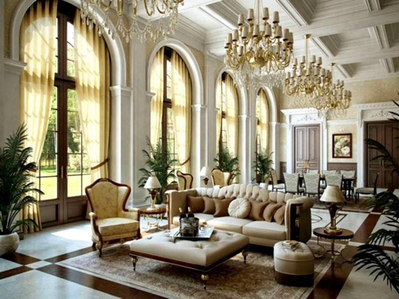 гостиная в стиле современная классика