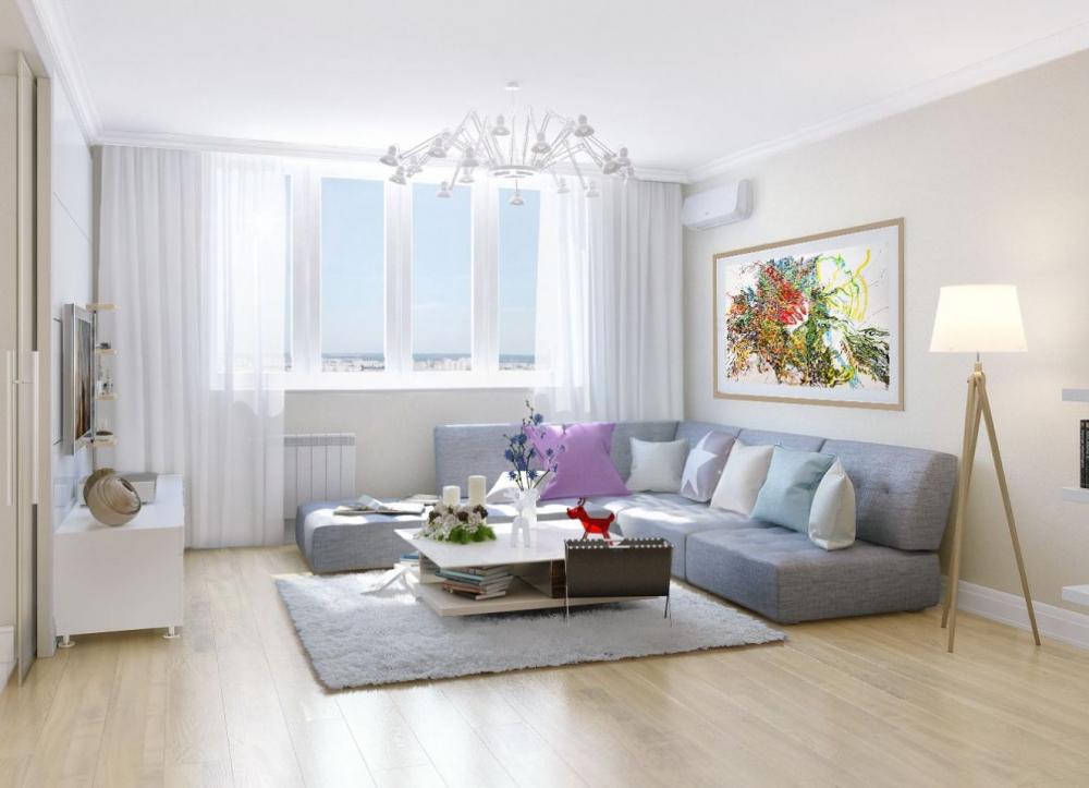 Светлый интерьер светлая гостиная в классическом стиле