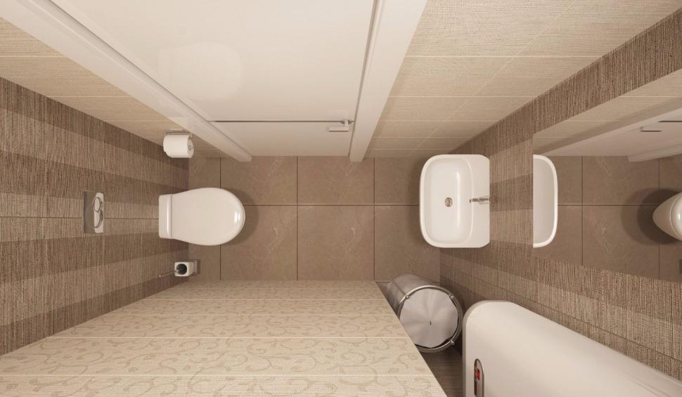 интерьер туалетной комнаты