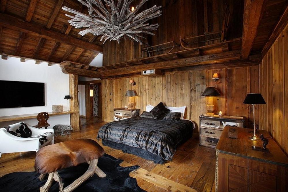 кухня в стиле шале