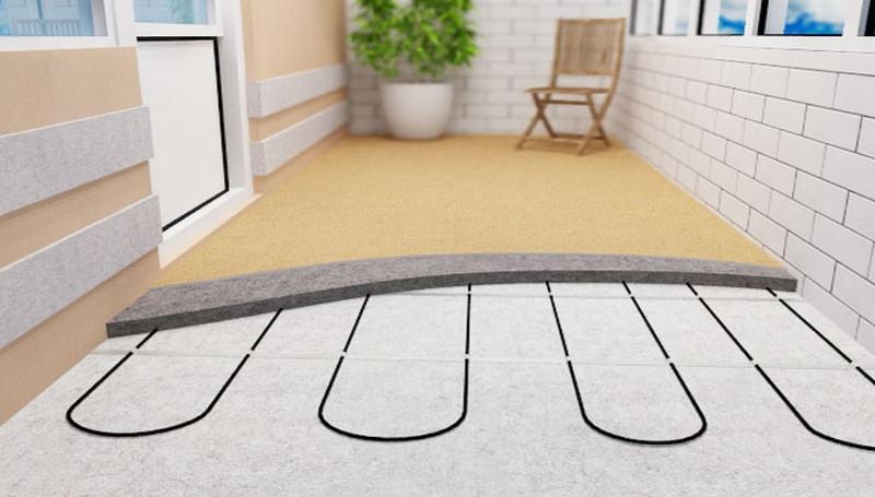 рабочее место на балконе