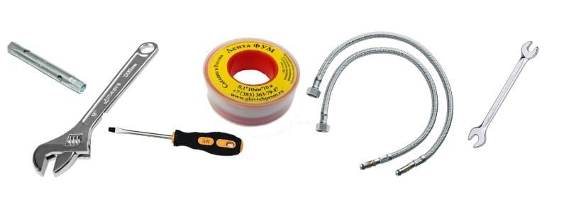 как поменять смеситель на кухне своими руками (главный ключ)